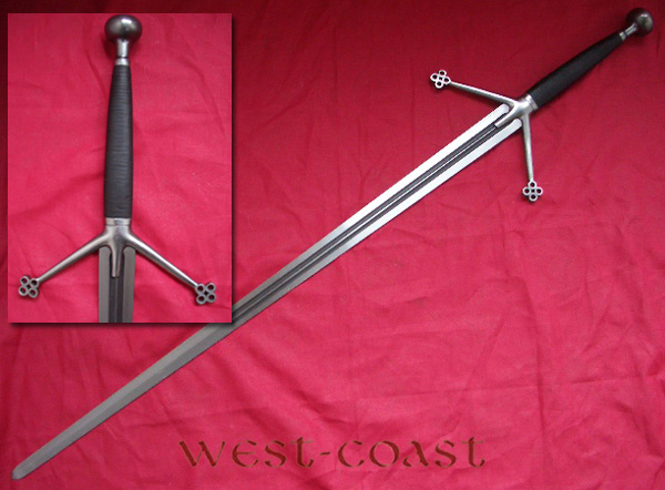 Anderthalbhand-Schwert -  Claymore mit Zweikanalklinge