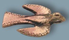 Vogelanhänger, Bronze