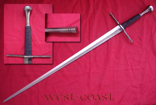 Anderthalbhand Schwert - Parierstange mit viereckigem Durchmesser
